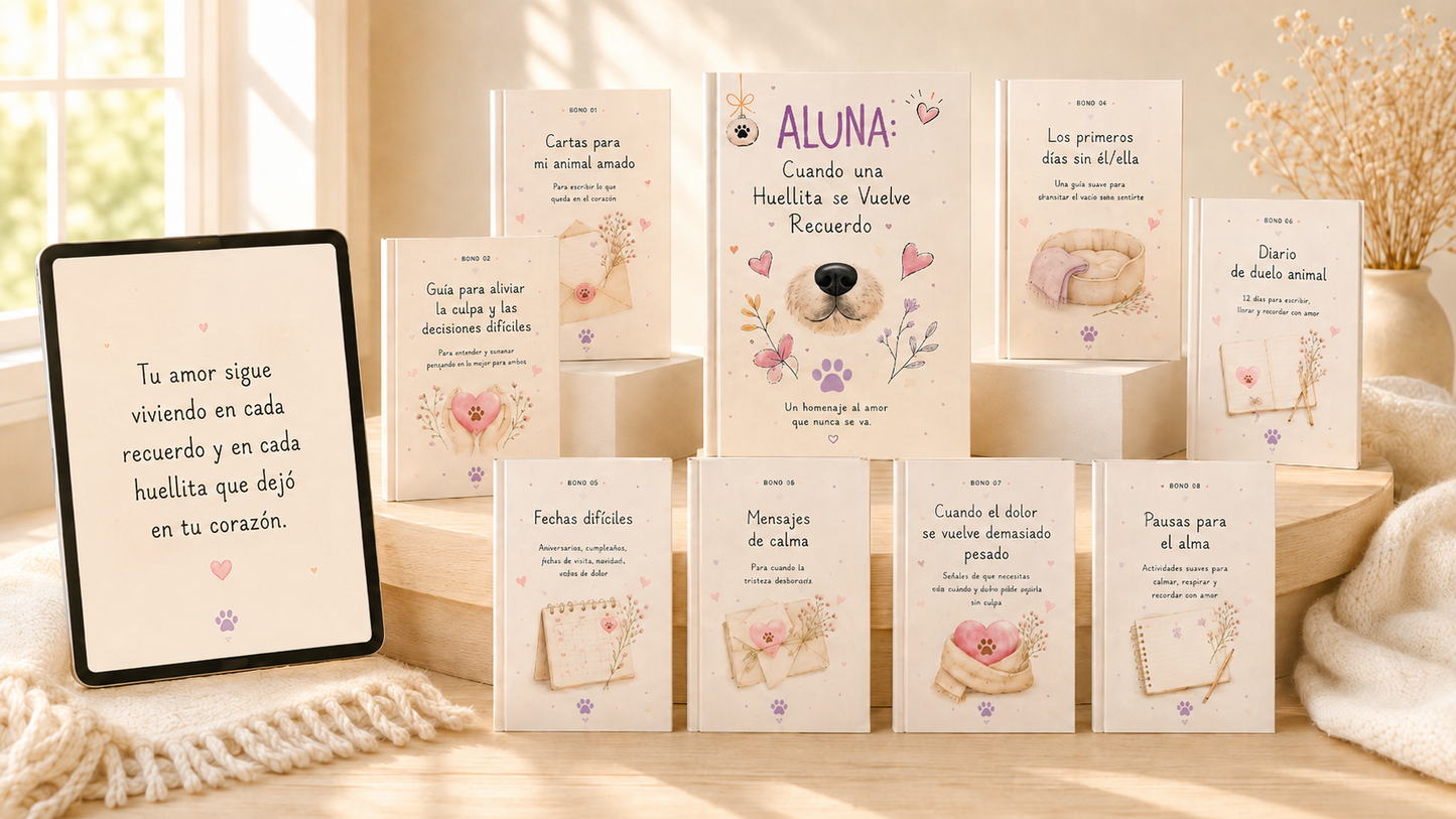 ALUNA — Ebook Digital de Duelo Animal.